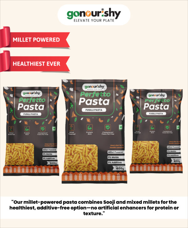 Millet Fusilli Pasta_3 Pouch