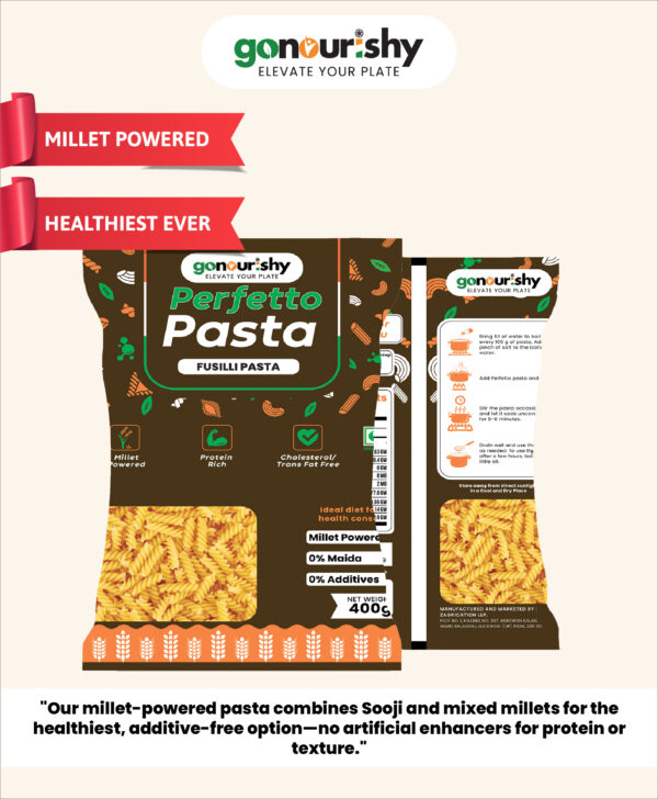 Millet Fusilli Pasta_Front Back